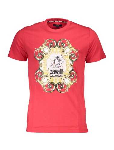 CAVALLI CLASS T-SHIRT MANICHE CORTE UOMO ROSSO