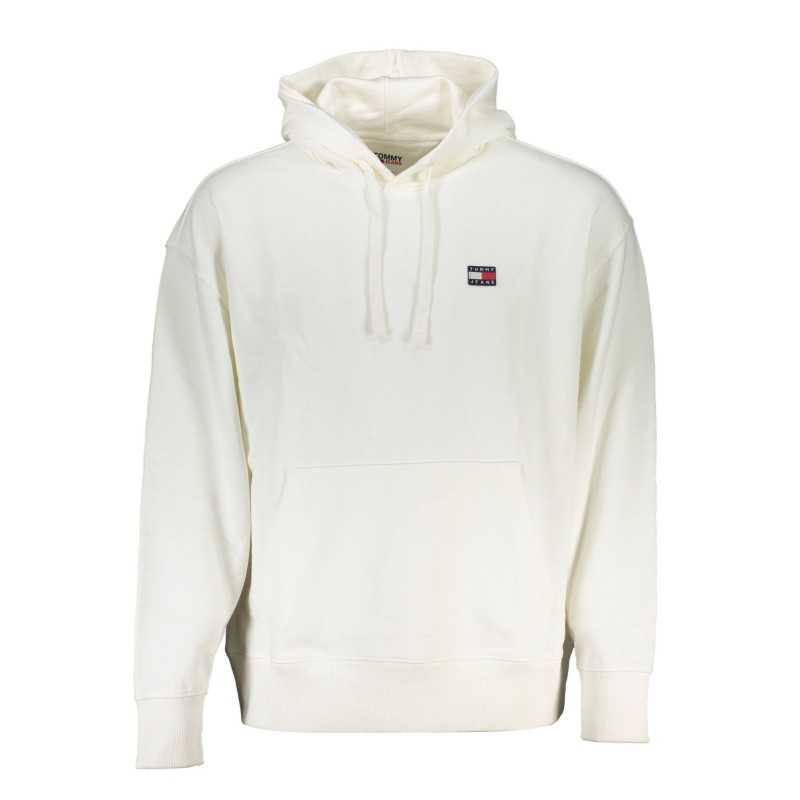 TOMMY HILFIGER MAN WHITE SWEATSHIRT WITHOUT ZIP