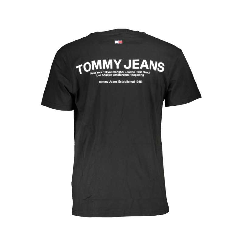 TOMMY HILFIGER T-SHIRT MANICHE CORTE UOMO NERO