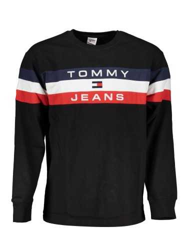 TOMMY HILFIGER T-SHIRT MANICHE LUNGHE UOMO NERO