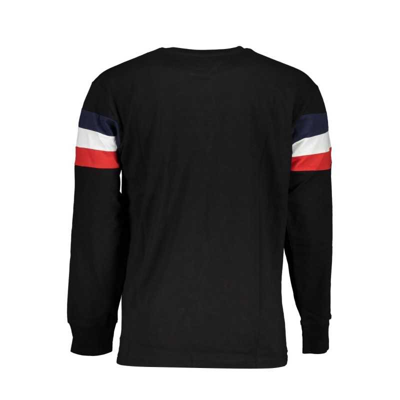 TOMMY HILFIGER T-SHIRT MANICHE LUNGHE UOMO NERO