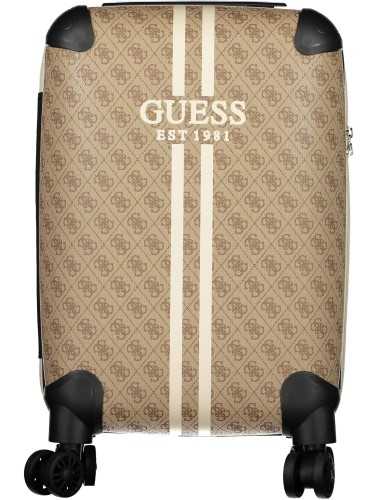 GUESS JEANS SMALL TROLLEY FOR WOMEN BEIGE