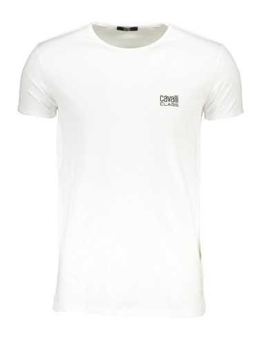 CAVALLI CLASS T-SHIRT MANICHE CORTE UOMO BIANCO