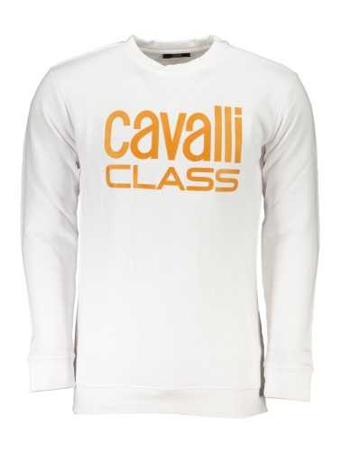 CAVALLI CLASS FELPA SENZA ZIP UOMO BIANCO