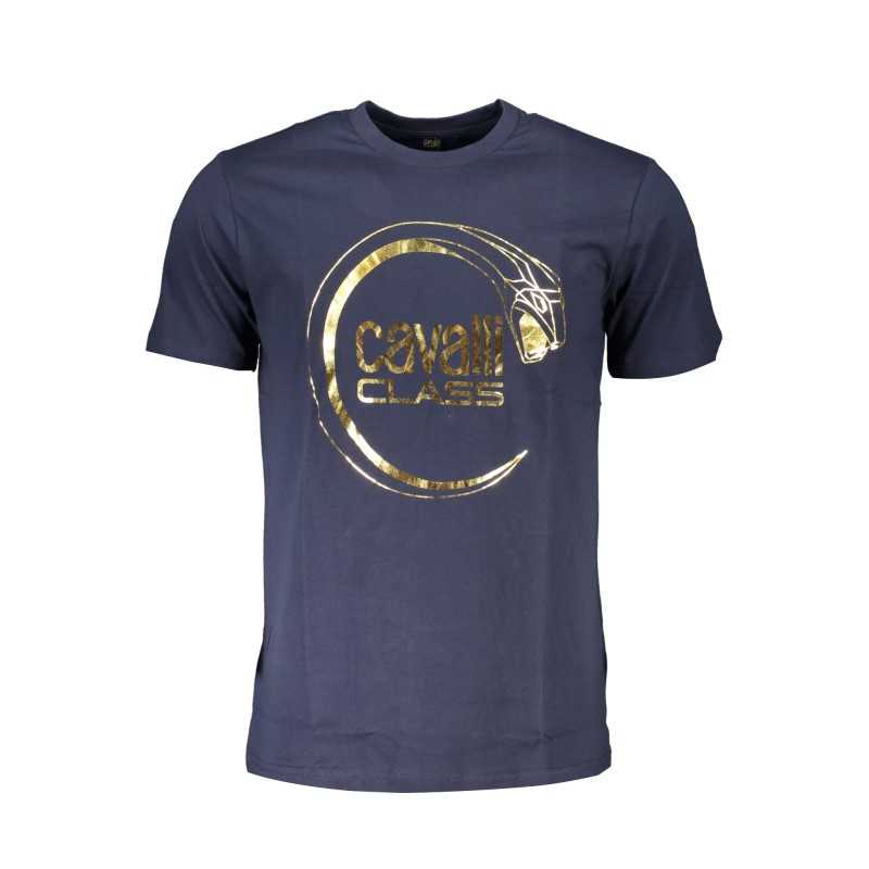 CAVALLI CLASS T-SHIRT MANICHE CORTE UOMO BLU