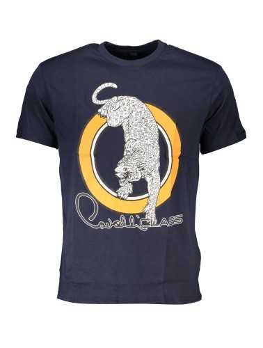 CAVALLI CLASS T-SHIRT MANICHE CORTE UOMO BLU