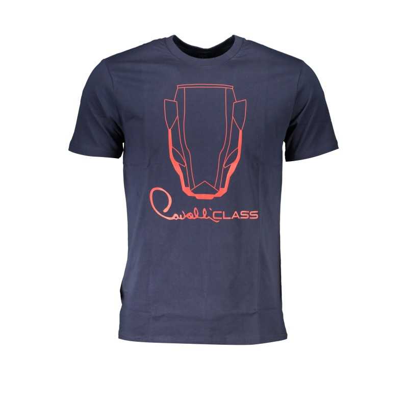 CAVALLI CLASS T-SHIRT MANICHE CORTE UOMO BLU