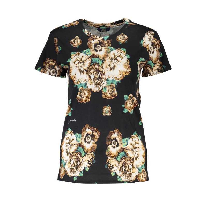 CAVALLI CLASS T-SHIRT MANICHE CORTE DONNA NERO