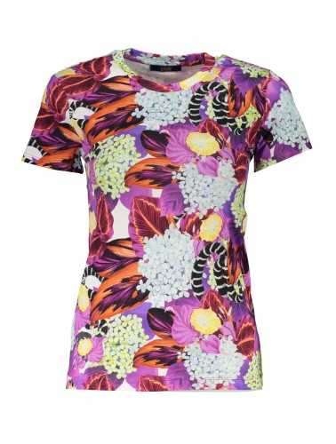 CAVALLI CLASS T-SHIRT MANICHE CORTE DONNA VIOLA