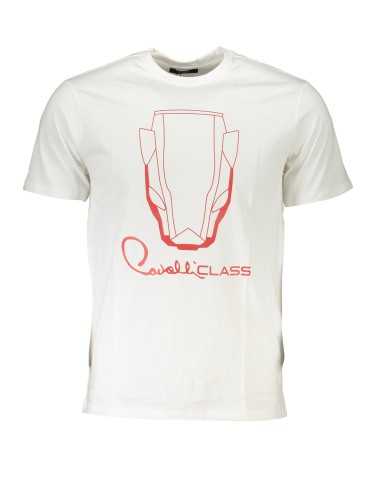 CAVALLI CLASS T-SHIRT MANICHE CORTE UOMO BIANCO