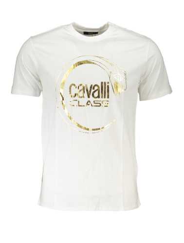 CAVALLI CLASS T-SHIRT MANICHE CORTE UOMO BIANCO