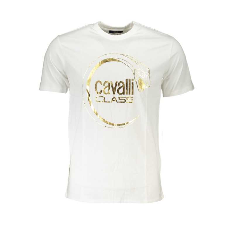 CAVALLI CLASS T-SHIRT MANICHE CORTE UOMO BIANCO