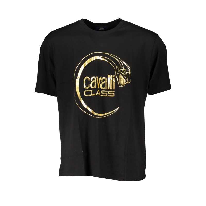 CAVALLI CLASS T-SHIRT MANICHE CORTE UOMO NERO