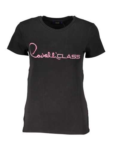 CAVALLI CLASS T-SHIRT MANICHE CORTE DONNA NERO