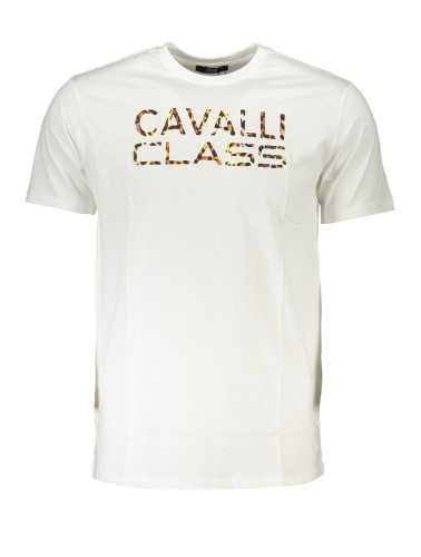 CAVALLI CLASS T-SHIRT MANICHE CORTE UOMO BIANCO