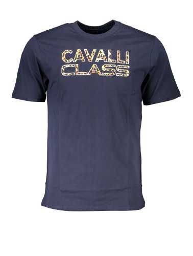 CAVALLI CLASS T-SHIRT MANICHE CORTE UOMO BLU