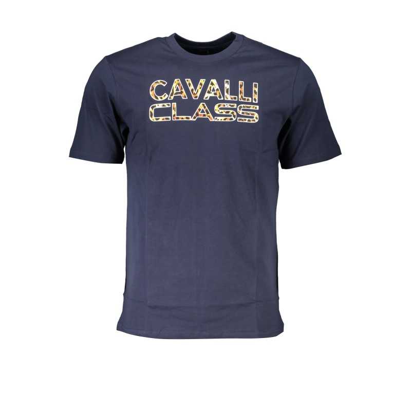 CAVALLI CLASS T-SHIRT MANICHE CORTE UOMO BLU