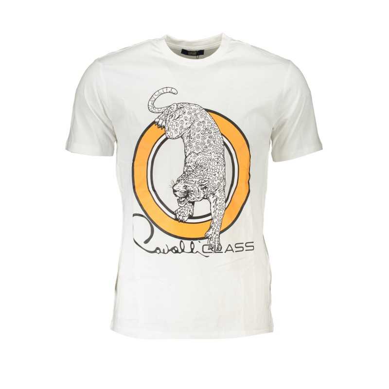 CAVALLI CLASS T-SHIRT MANICHE CORTE UOMO BIANCO