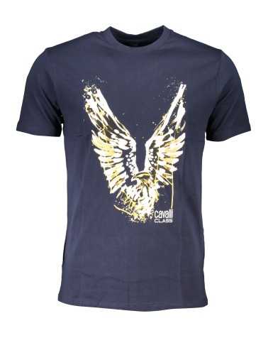 CAVALLI CLASS T-SHIRT MANICHE CORTE UOMO BLU