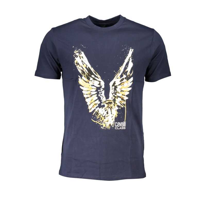 CAVALLI CLASS T-SHIRT MANICHE CORTE UOMO BLU