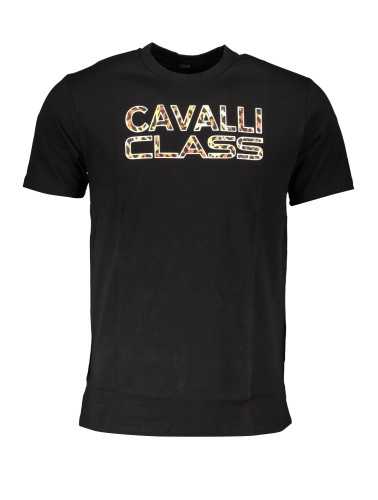 CAVALLI CLASS T-SHIRT MANICHE CORTE UOMO NERO