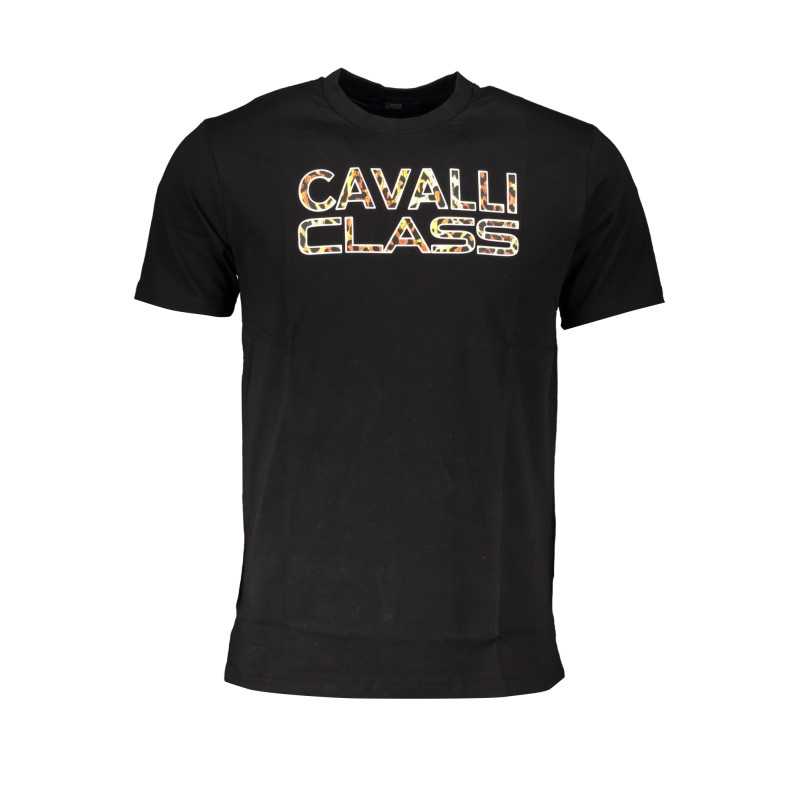 CAVALLI CLASS T-SHIRT MANICHE CORTE UOMO NERO