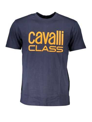 CAVALLI CLASS T-SHIRT MANICHE CORTE UOMO BLU