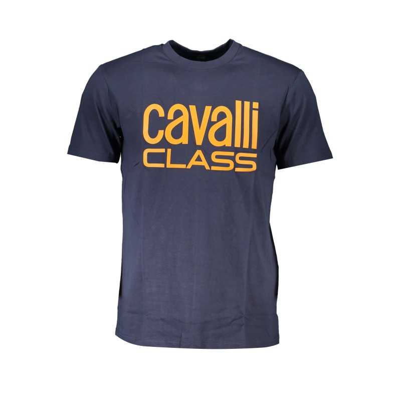 CAVALLI CLASS T-SHIRT MANICHE CORTE UOMO BLU