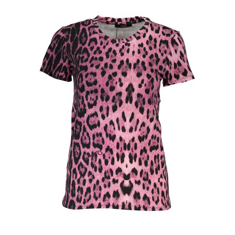 CAVALLI CLASS T-SHIRT MANICHE CORTE DONNA ROSA