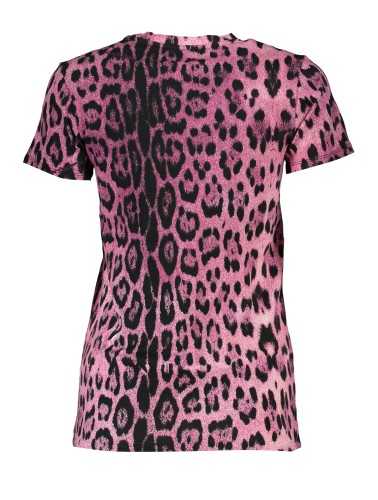 CAVALLI CLASS T-SHIRT MANICHE CORTE DONNA ROSA