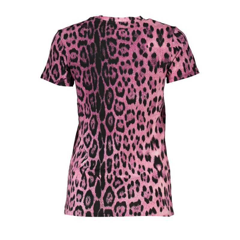 CAVALLI CLASS T-SHIRT MANICHE CORTE DONNA ROSA