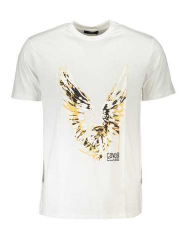 CAVALLI CLASS T-SHIRT MANICHE CORTE UOMO BIANCO