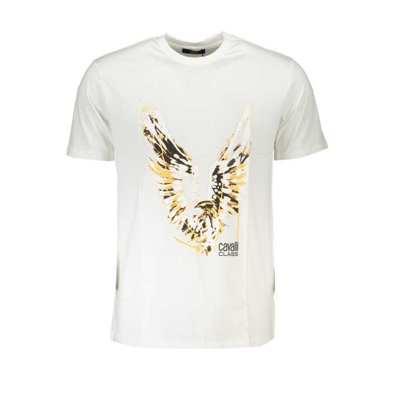 CAVALLI CLASS T-SHIRT MANICHE CORTE UOMO BIANCO