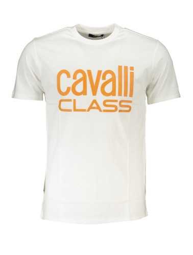 CAVALLI CLASS T-SHIRT MANICHE CORTE UOMO BIANCO