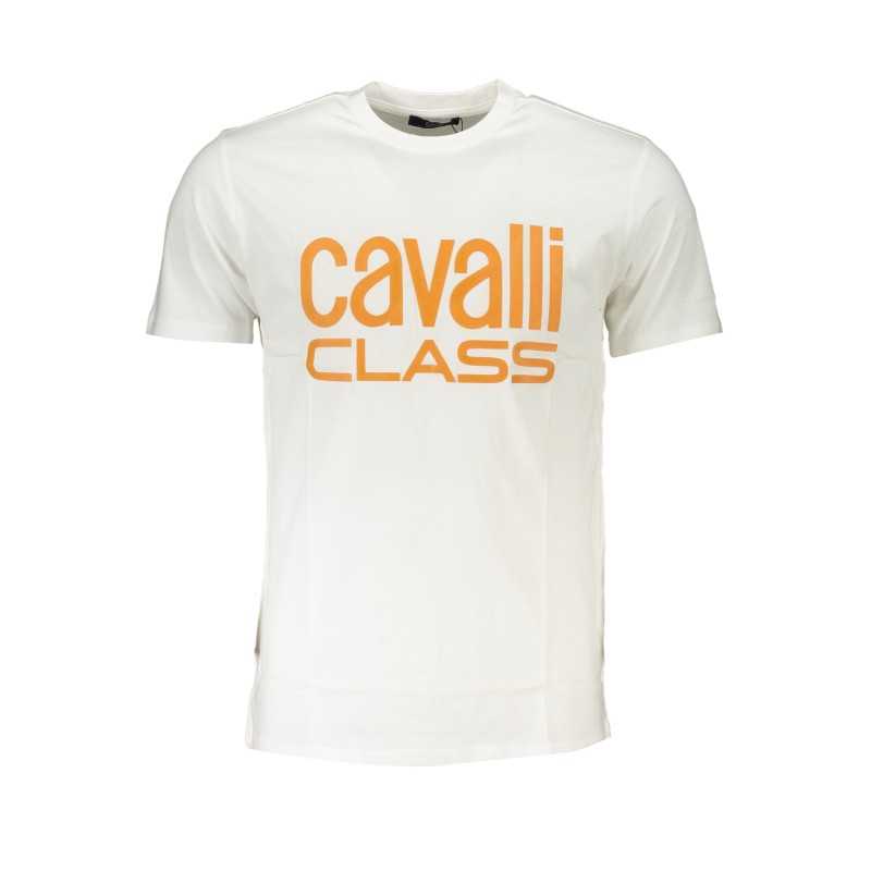 CAVALLI CLASS T-SHIRT MANICHE CORTE UOMO BIANCO