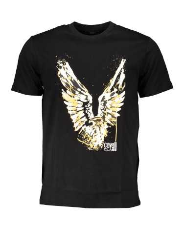 CAVALLI CLASS T-SHIRT MANICHE CORTE UOMO NERO