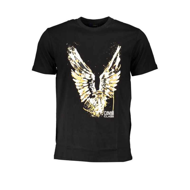 CAVALLI CLASS T-SHIRT MANICHE CORTE UOMO NERO