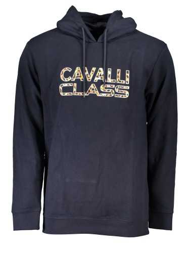 CAVALLI CLASS FELPA SENZA ZIP UOMO BLU