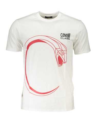 CAVALLI CLASS T-SHIRT MANICHE CORTE UOMO BIANCO