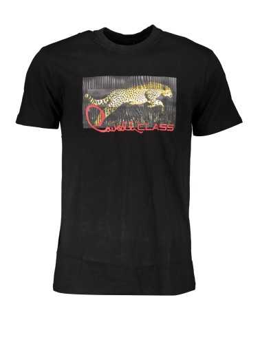 CAVALLI CLASS T-SHIRT MANICHE CORTE UOMO NERO