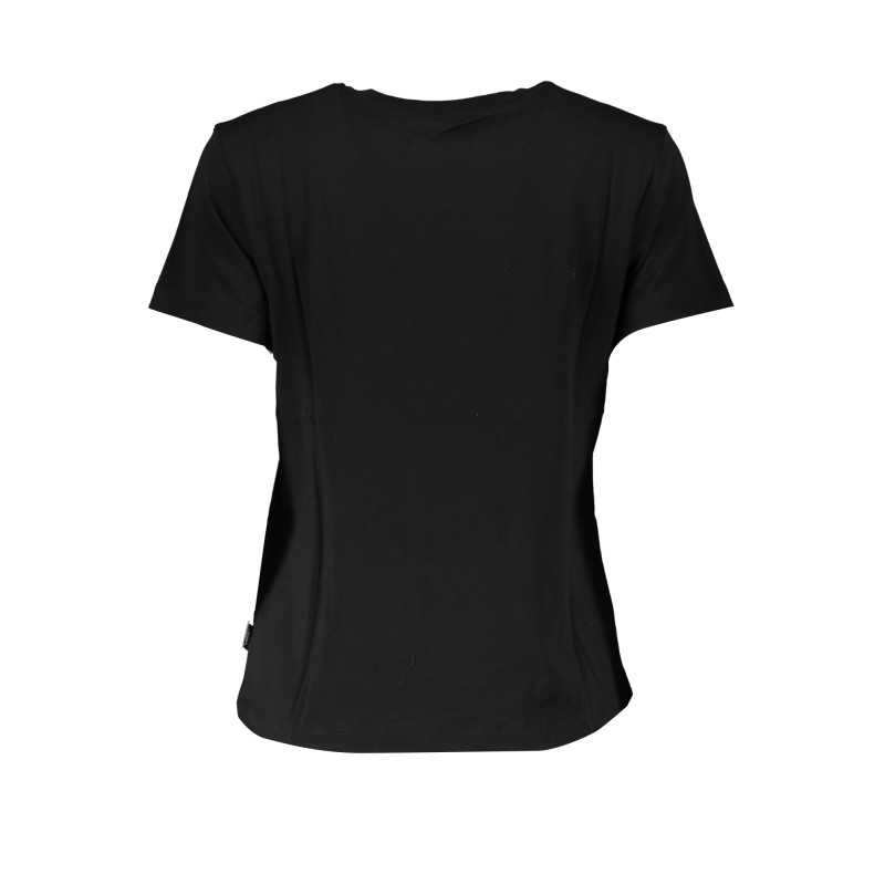 VANS T-SHIRT MANICHE CORTE DONNA NERO