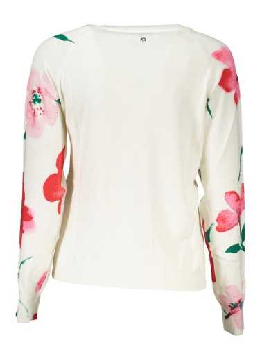 DESIGUAL MAGLIA DONNA BIANCO