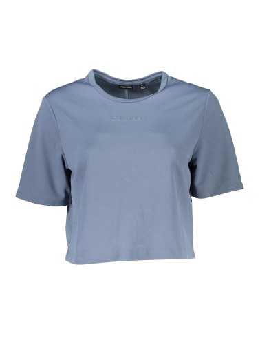 CALVIN KLEIN T-SHIRT MANICHE CORTE DONNA BLU