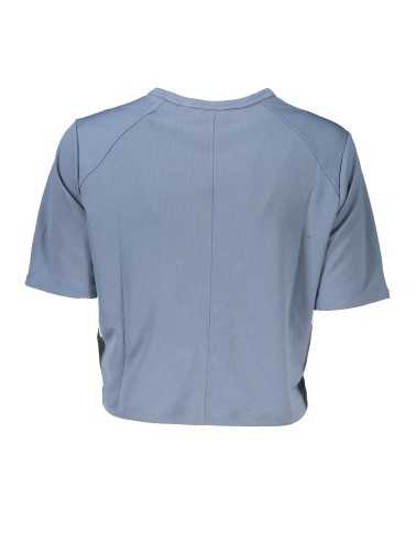 CALVIN KLEIN T-SHIRT MANICHE CORTE DONNA BLU