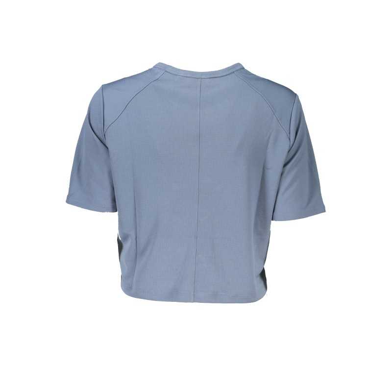 CALVIN KLEIN T-SHIRT MANICHE CORTE DONNA BLU