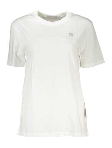 CALVIN KLEIN T-SHIRT MANICHE CORTE DONNA BIANCO