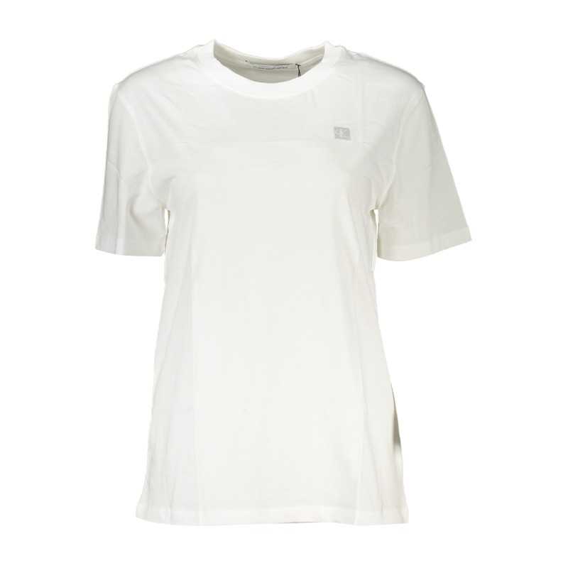 CALVIN KLEIN T-SHIRT MANICHE CORTE DONNA BIANCO