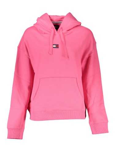 TOMMY HILFIGER FELPA SENZA ZIP DONNA ROSA