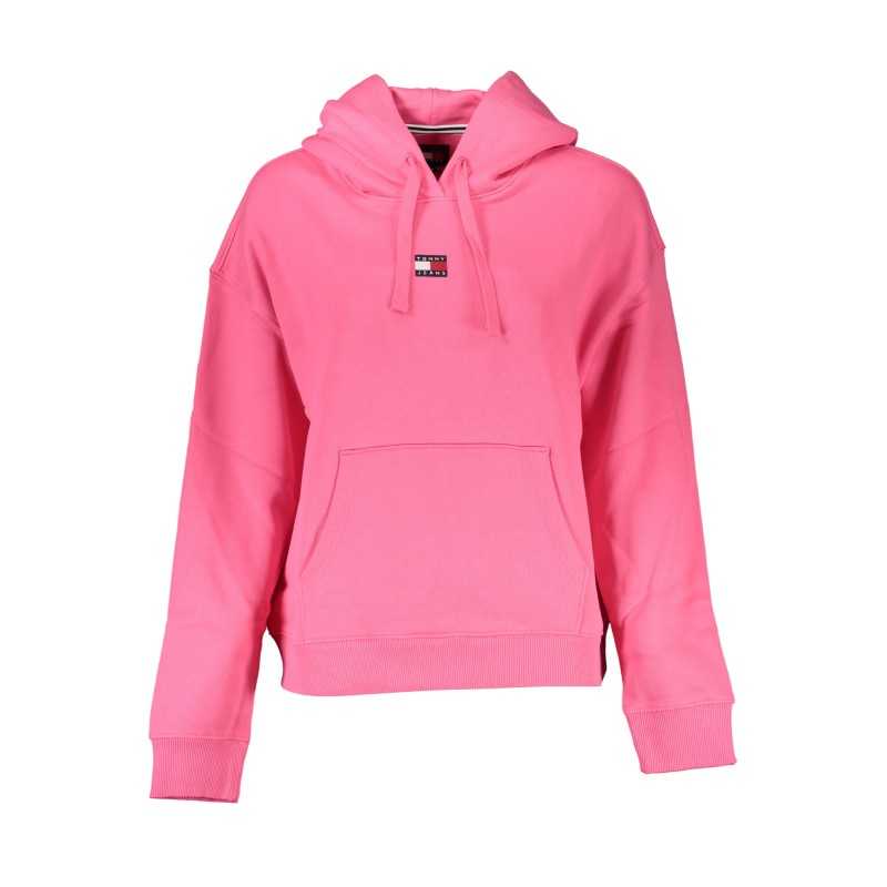 TOMMY HILFIGER FELPA SENZA ZIP DONNA ROSA