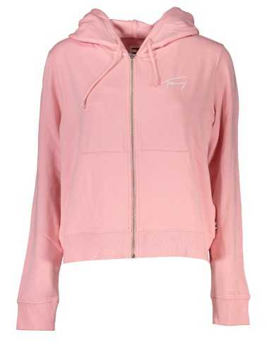 TOMMY HILFIGER FELPA CON ZIP DONNA ROSA